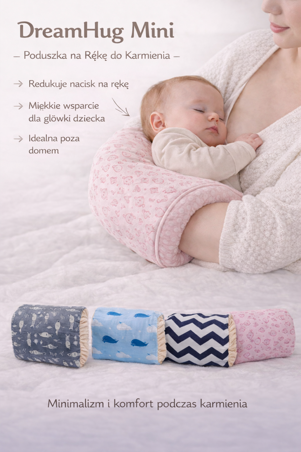 Poduszka na rękę do karmienia DreamHug Mini
